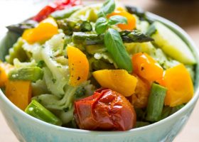 Avocado Pesto Pasta Salad