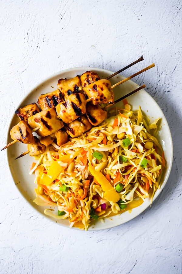 Chicken Satay Salad